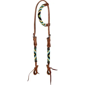 Pool´s Abstract uzdečka s korálky na jedno ucho