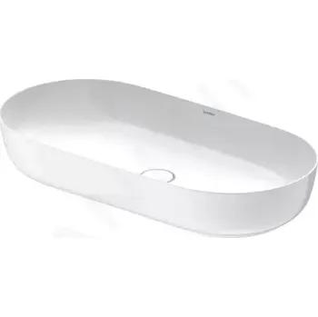 Umyvadlo Duravit Luv Umyvadlo na desku, 80x40 cm, bez přepadu, WonderGliss, bílá/matná bílá, 03798026001