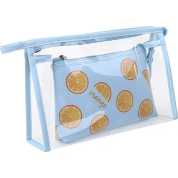 Flamenco Mystique Rozkládací toaletní taška KS60, černá s geometrickými vzory, měkký neklouzavý materiál, 120x220x135 mm