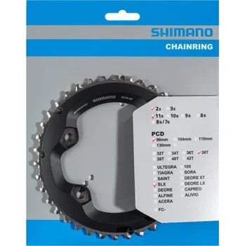 Převodník na kolo Shimano SLX FC-M7000 2x 11s černý