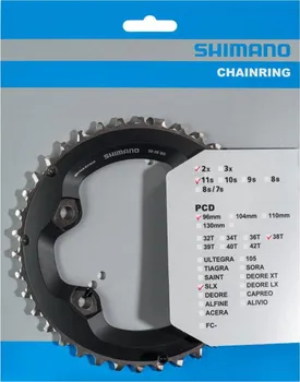 Převodník na kolo Shimano SLX FC-M7000 2x 11s černý