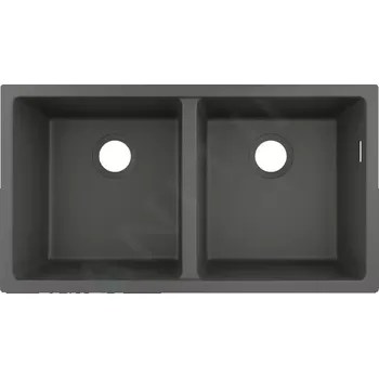 Granitový dřez Hansgrohe Dřezy Podstavný granitový dřez S510-U770, kamenná šedá, 43434290