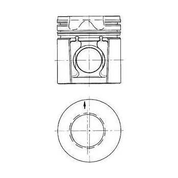 Blok motoru KOLBENSCHMIDT Opravná sada pístu / vložky válce KLB 93267960