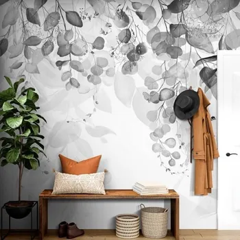 Tapeta Dovido Samolepící tapeta černobílý dotek přírody