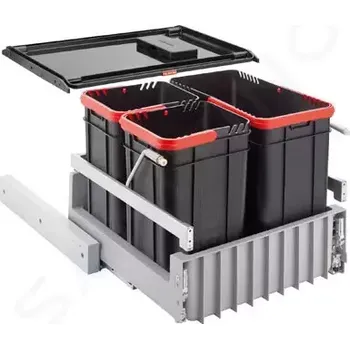 Odpadkový koš Franke Sortery Vestavný odpadkový koš 300-45 Trio, 121.0150.145