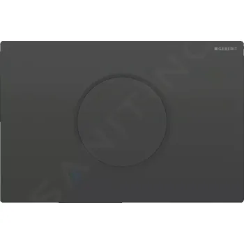 Splachovací tlačítko Geberit Sigma10 Elektronické ovládání splachování, bateriové napájení, černá, 115.909.DW.6