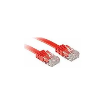 Počítač Patchkabel Lindy - RJ-45 - 1,0 m - nestíněný - CAT 6 - komprimovaný - červený (47511)