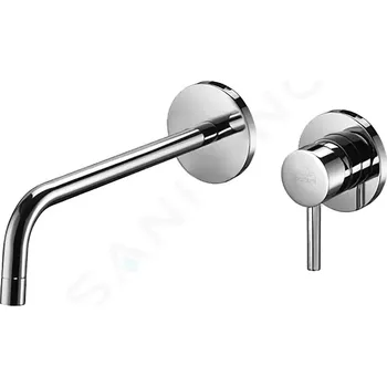 Vodovodní baterie Paffoni Light Umyvadlová baterie pod omítku s tělesem, 2-otvorová instalace, chrom, LIG006CR70