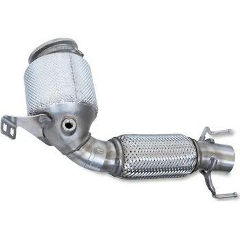 Autodíl HJS downpipe 70 mm včetně katalyzátoru pro BMW řada 2, emisní norma Euro 6, 220i Active Tourer/Gran Tourer, 225i/xDrive/Active Tourer, 2.0, 141/170kw (B48A20A,B48A20B)