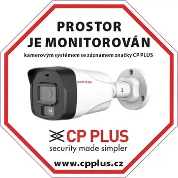 CP-PR-34 Samolepka "Prostor monitorován" (Samolepka "Prostor monitorován")
