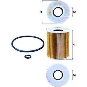 Olejový filtr Olejový filtr MAHLE OX 203D