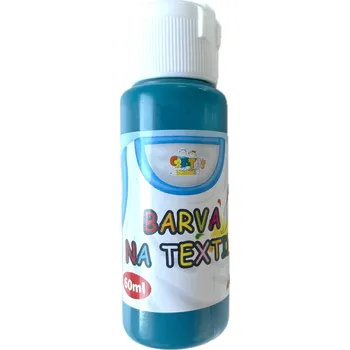 Výtvarná barva Barva na textil, KOBALTOVĚ ZELENÁ, 60ml, 1 kus