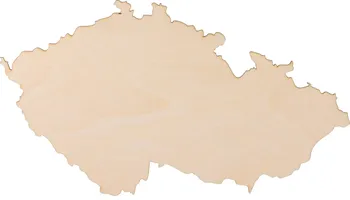 ČistéDřevo LA356 slepá mapa České republiky