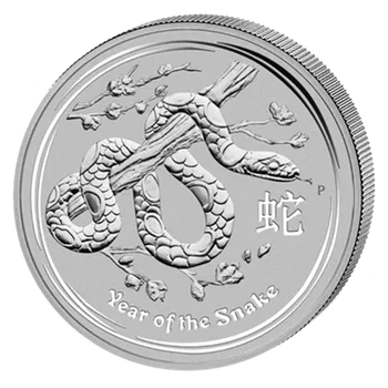 Lunární série II. - stříbrná mince 1 AUD Year of the Snake (Rok hada) 1 Oz 2013