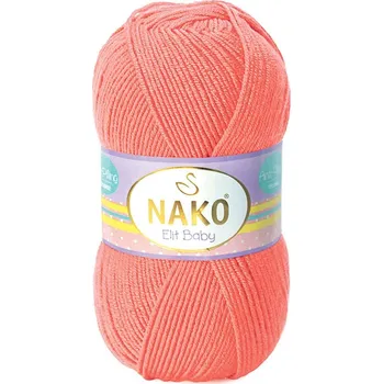 Příze Nako Elit Baby Barva: lososová tmavá - 1469