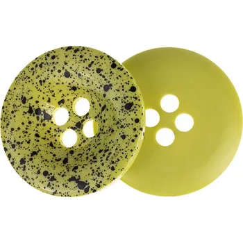 Knoflík Bellatex Knoflík sada 3 ks prům. 35 mm zelená stříkaná