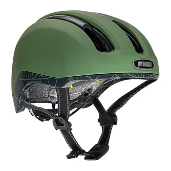 Cyklistická přilba Helma Nutcase Vio Adventure Mips, Bahous Green velikost helmy L/XL