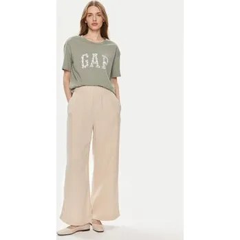 Gap T-Shirt 875093-00 Zelená Relaxed Fit XS