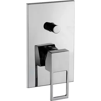 Vodovodní baterie Paffoni Effe Baterie pod omítku pro 2 spotřebiče, chrom, EFBOX015CR