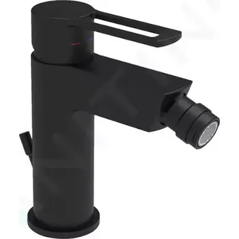 Paffoni Ringo Bidetová baterie s výpustí 1 1/4, matná černá, RIN135NO