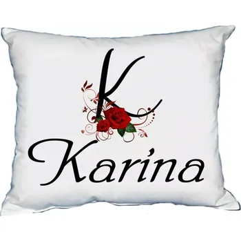 Dekorativní polštářek Moon River KARINA polštář s dámským jménem 30x40 cm