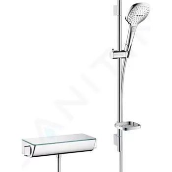 Sprchový set Hansgrohe Raindance Select E Sprchový set 120 s termostatem Ecostat Select, 3 proudy, chrom, 27038000