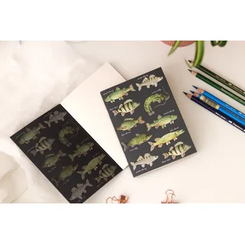 Sešit ePiPí Sešit A6 - Ryby Listy sešitu: Čtverečkovaný