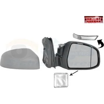 Auto zrcátko Vnější zpětné zrcátko VAN WEZEL 1945828