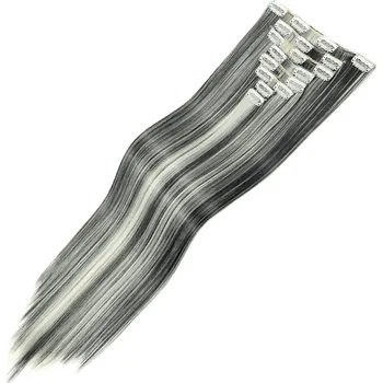 Příčesek Clip in sada EXCLUSIVE - 63 cm - odstín P1B/613