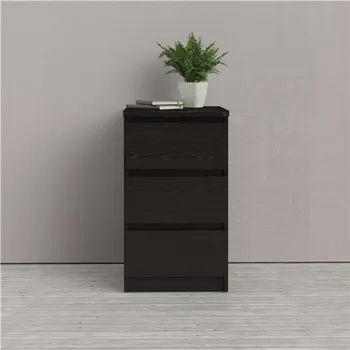 Stolička Komoda SIMPLICITY 237, Černá