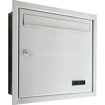 Poštovní schránka 3MH s.r.o. Poštovní schránka MA-370 k zazdění do sloupku antracit/NEREZ