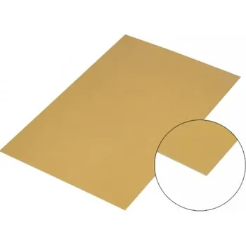 Plech Ocelový plech A4 - zlatá sublimace termotransfer