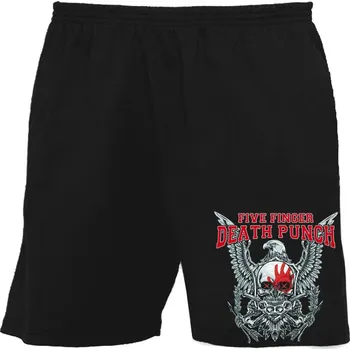Pánské kraťasy bermudy, kraťasy Five Finger Death Punch - logos