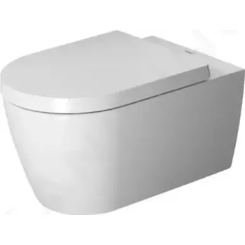 Klozet Duravit ME by Starck Závěsné WC se sedátkem SoftClose, Rimless, s WonderGliss, bílá, 45290900A11