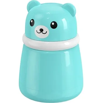 Cestovní box na dětský pudr s motivem medvídka - modrý