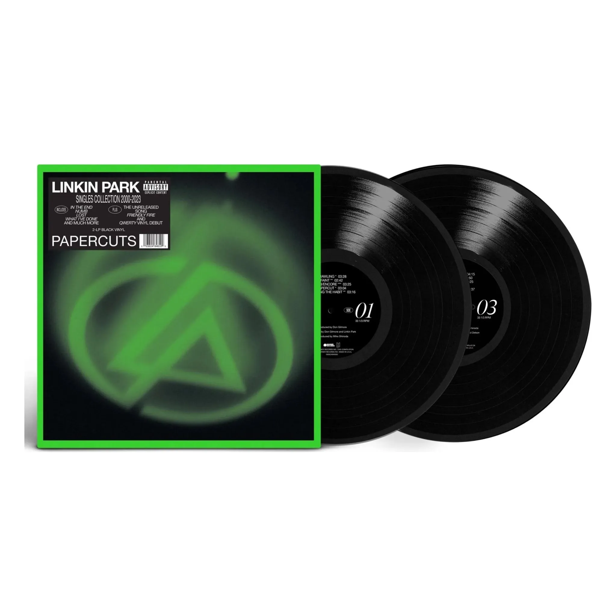 Fotografie 2 - Zahraniční hudba Papercuts: Singles Collection 2000-2023 - Linkin Park [2LP] (Black Vinyl)