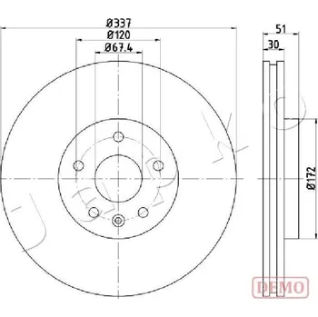 Brzdový kotouč Brzdový kotouč JAPKO 610323C