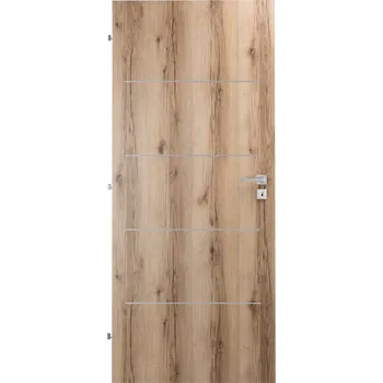 Interiérové dveře Interiérové dveře Naturel Ibiza alu levé 90 cm dub natura IBIZAALUCPLDN90L