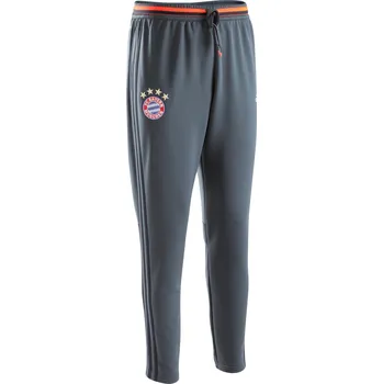 Pánské oblečení ADIDAS Fotbalové tepláky FC Bayern šedé S ŠEDÁ