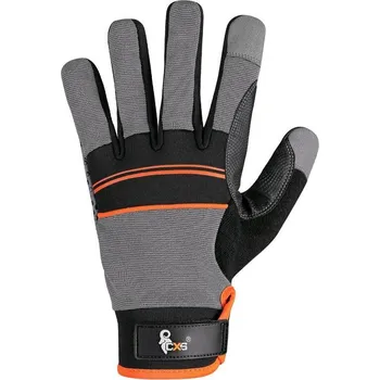 Pracovní rukavice CXS Rukavice CARAZ, kombinované, šedo-černé, vel. 10