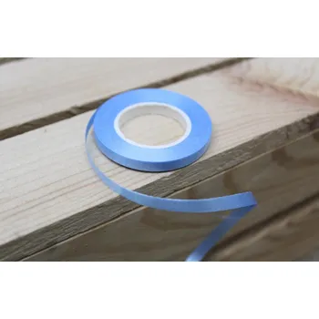 Stuha MrHome Dekorační dárková stuha PMAT (šířka 5 mm, délka 9,5 m) - MODRÁ