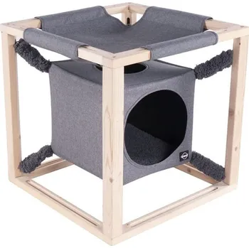 Odpočívadlo Quapas! Catcube M šedá