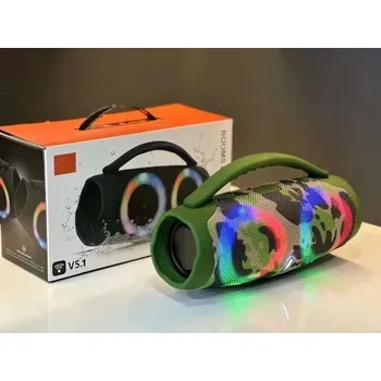 Bluetooth reproduktor Přenosný bluetooth reproduktor s osvětlením - Kamufláž malá