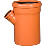 Odbočka kanalizační PVC Osma KGEA 45°, DN 315 x 110, oranžová
