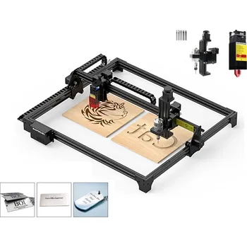 Gravírování Hobbyvěci 100 x 100 cm CNC Fréza Spindle Motor 150W + Laserová Gravírka 10W Output Plotr Gravírovací Stroj Varianta: Laser 10W