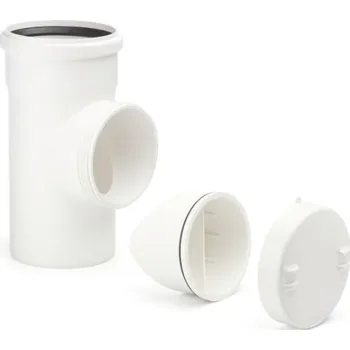 Kanalizační potrubí Rehau RAUPIANO LIGHT čisticí kus DN110 odhlučněný, s těsnicími kroužky, RAU-PP