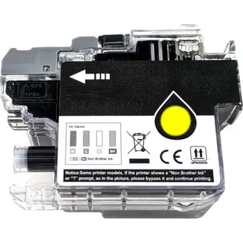 Počítačové příslušenství Inkoustová kazeta - BROTHER LC-462XLY - yellow - kompatibilní