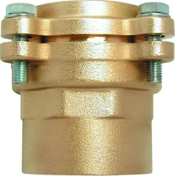 Vodovodní potrubí Bugatti VALVOPAT BI spojka 90x3", s přírubou, přímá, s vnitřním závitem, svěrná, voda/plyn, mosaz