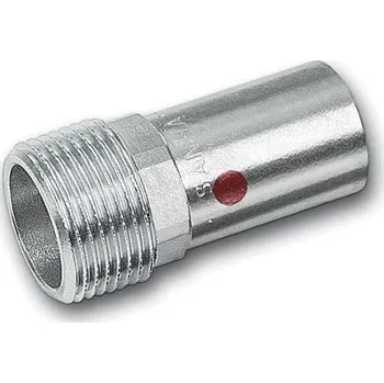 rozdělovač topení Sanha THERM 24280G přechodová vsuvka 22x3/4", s koncem na vnější lisování a s vnějším závitem, topení, uhlíková ocel