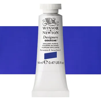 Vodová barva Kvašová barva Winsor & Newton - Brilliant Purple